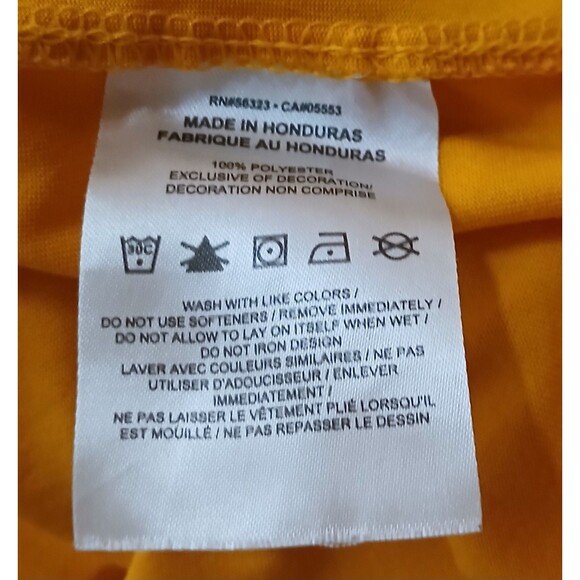 West Virginia University Family Mountaineer Nike Dri Fit TShirt Yellow Men Large - Picture 6 of 7
